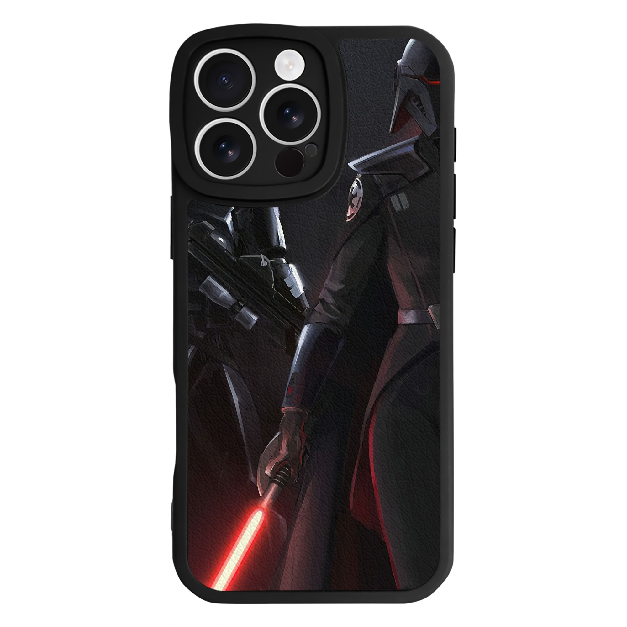 （画像用） スター・ウォーズ Star Wars 【iPhone 16シリーズ対応】シリコンスマホケース（レザー調） 材質：シリコン